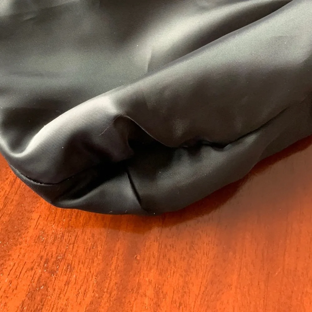 Black and Silver Satin Evening Clutch Formal Cocktail Bag With Black Tassel